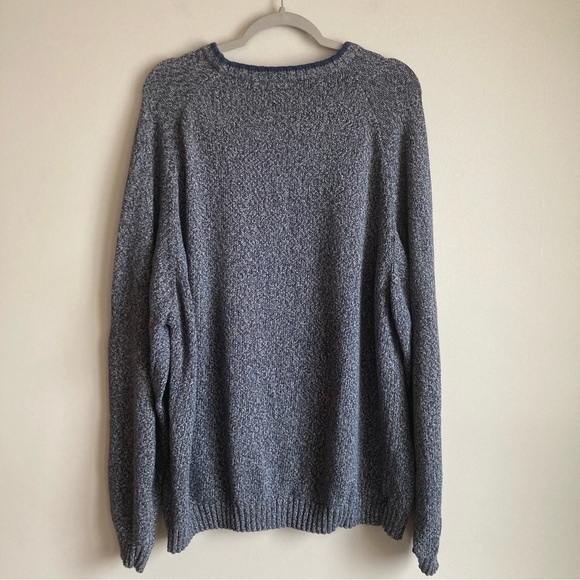 Men’s Columbia Blue Heathered Knit Crew Neck Sweater XXL - Picture 8 of 9